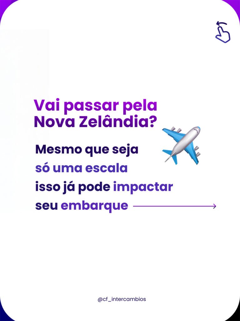 NZeTA Nova Zelândia: Como Solicitar para Escala (Guia 2026)